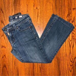 MISS ME Bootcut Jeans Wing Embellished Pockets Size 30